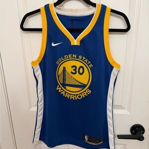 Blue Golden State Warriors Steph Curry Jersey